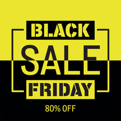 Black Friday sale background Vector