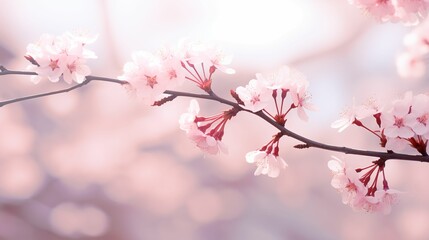 Cherry blossom trees in full bloom.
