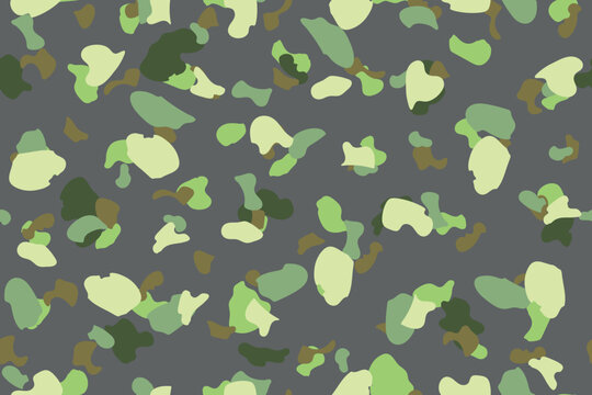 Vector Abstract Background. Seamless Brush. Army Grey Grunge. Military Vector Camoflage. Fabric Green Pattern. Digital Green Camouflage. Seamless Camo Paint. Urban Camo Print. Dirty Repeat Pattern.