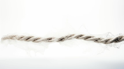 Image depicting a rope frayed under tension.