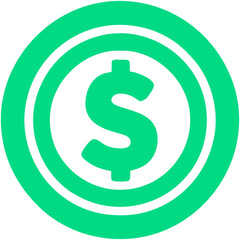 Fototapeta premium dollar sign icon 