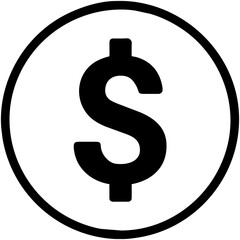 dollar sign icon	