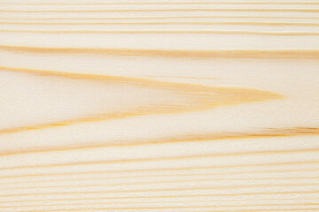 Surface of wooden board in close-up, uniform texture background, flat, burrs