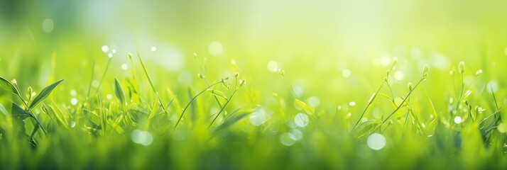 Image of lush, fresh grass close up.