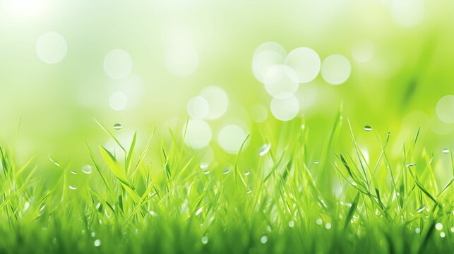 Image of lush, fresh grass close up.