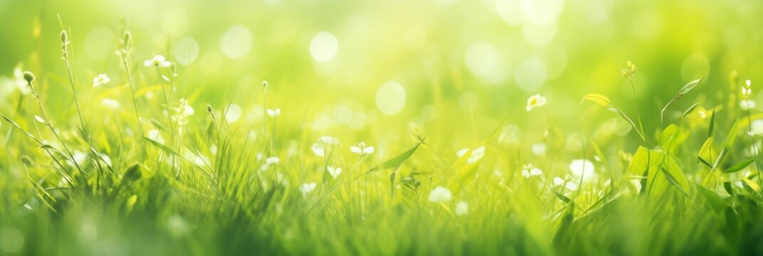 Image of lush, fresh grass close up.
