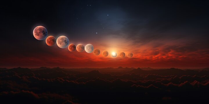 A Stroke of Luck Offers a Weekend Spectacle as Skywatchers May Witness a Partial Lunar Eclipse, an Enchanting Cosmic Occurrence in the Night Sky