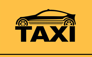 Taxi Logodesign Template - Yellow Black