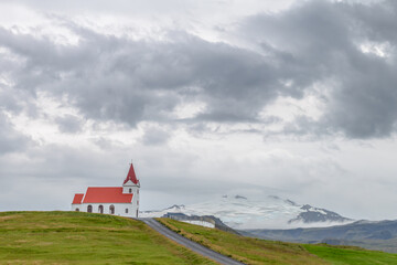 church on a hill in Iceland