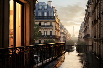 City road, paris, city, big city, old buildings, french city