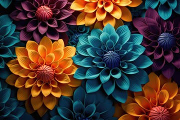 colorful flower wallpaper background free,