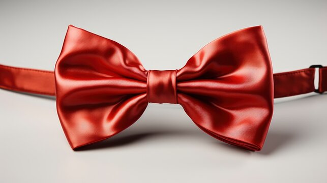 Red Ribbon Bow On White Spac, Background Image, Desktop Wallpaper Backgrounds, HD