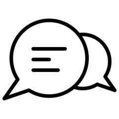 Chat icon. Bubble chat icon