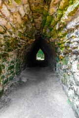 Coba Maya Ruins ancient buildings pyramids in tropical jungle Mexico.
