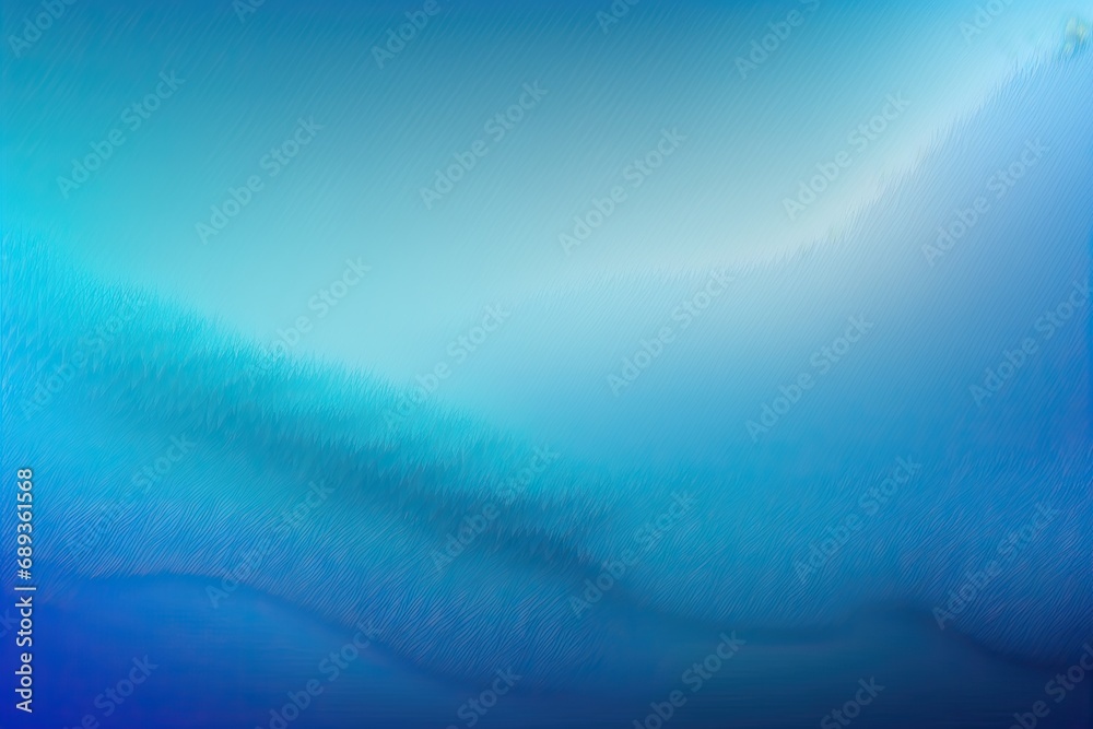 Poster abstract blue background with some smooth lines in it and some reflections