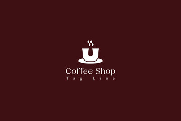 Modern Coffee logo design with creative and unique concept premium vector Design