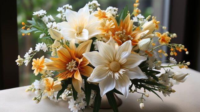 Flowers Bouquet Arrange Decoration Home, Background Image, Desktop Wallpaper Backgrounds, HD