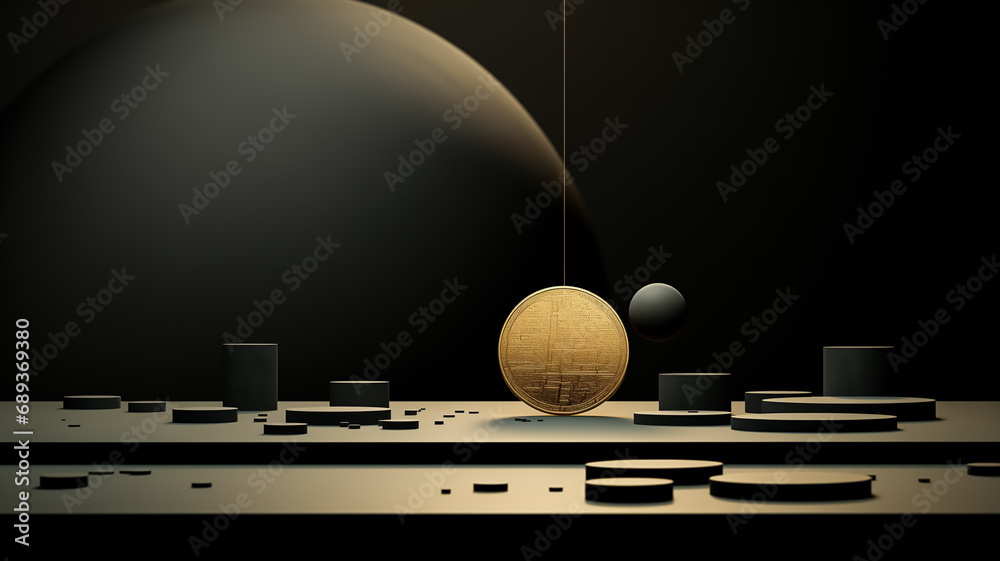 Fototapete abstract background for business concept.background in minimalism style. can add text or logo.