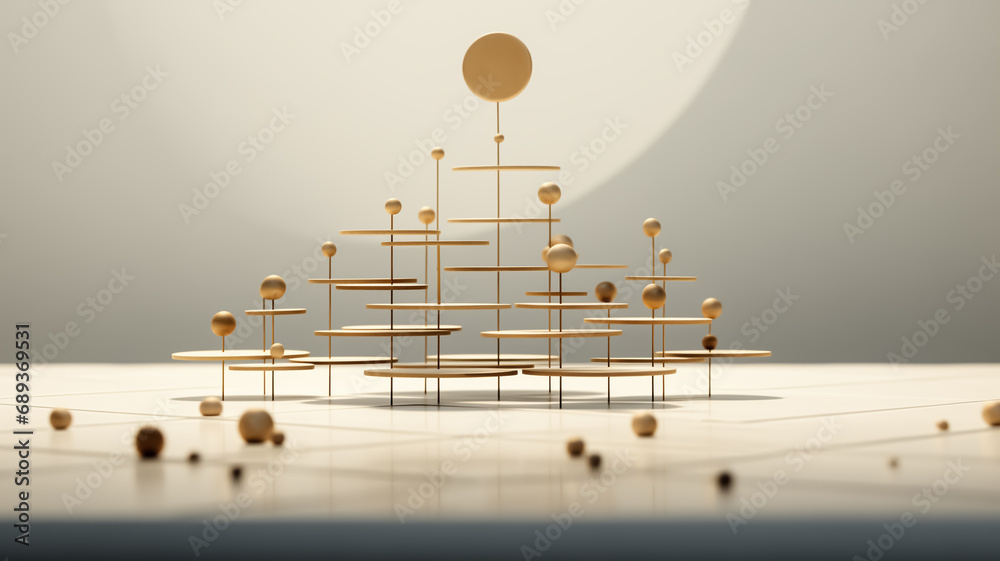Aufkleber Abstract background for business concept.Background in minimalism style. Can add text or logo.