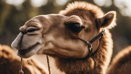 Obraz premium close up view of a camel portrait