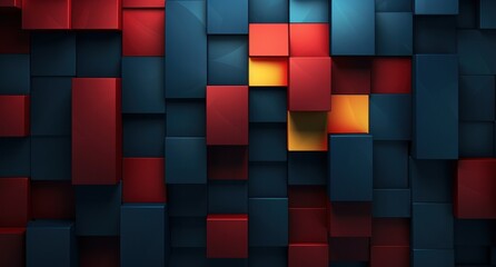 red, blue and yellow geometric pattern wallpaper,