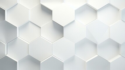 abstract geometric wall background with white hexagons