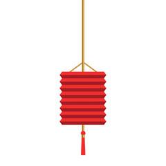 Isolated chinese lantern icon Flat design Vector