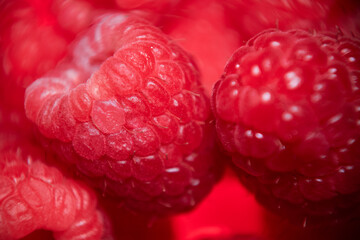 raspberry with very healthy antioxidant