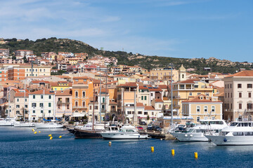 Ville de la Maddalena, île de Sardaigne