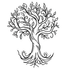 Obraz premium Tree of Life , Yggdrasil vector