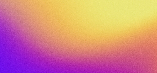 Yellow magenta purple grainy gradient background, noise texture vibrant colors banner header poster cover backdrop design