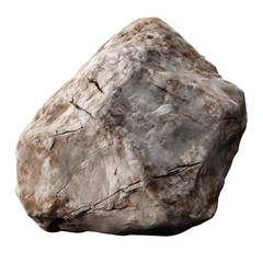 Gray stone, cut out - stock png.	