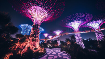 Gardens by the Bay in Singapore 