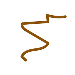 Colourful Lines scribble doodle vector 