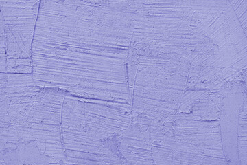 Vintage, old stucco plaster surface background, close up grunge texture of purple painted cement, concrete wall texture. Wallpaper, backdrop, architecture design element