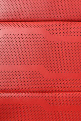 Close up of a surface texture of old crumpled leather.