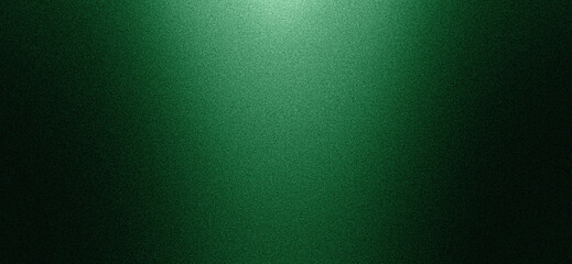 Green gradient background grainy glowing light and dark backdrop noise texture effect banner header design copy space © Enso