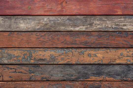 Texture de bois brun naturel, arri&egrave;re-plan de vielles planches de bois us&eacute;es, diff&eacute;rentes teintes, parquet