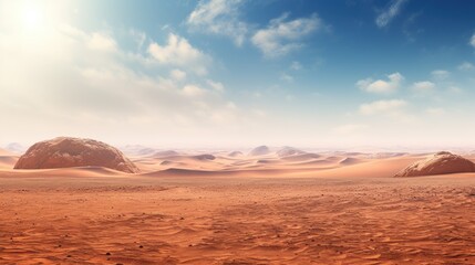 Fototapeta na wymiar Desert landscape UHD wallpaper