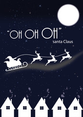 Naklejka premium Santa Claus