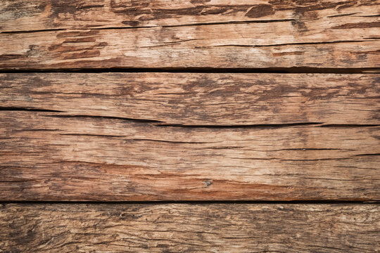 Texture de bois brun naturel, arri&egrave;re-plan de vielles planches de bois us&eacute;es, diff&eacute;rentes teintes, parquet