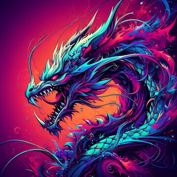 dragon cartoon design