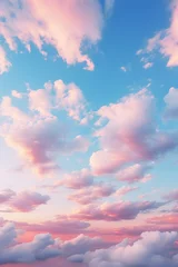Fotobehang sky in sunset cinematic © nizar