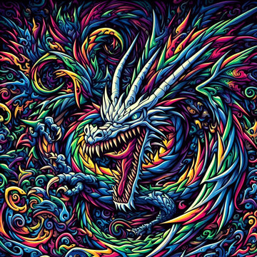 dragon cartoon design