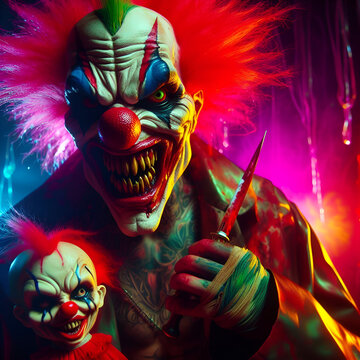 evil clown
