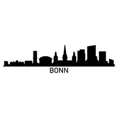 Naklejka premium Bonn skyline