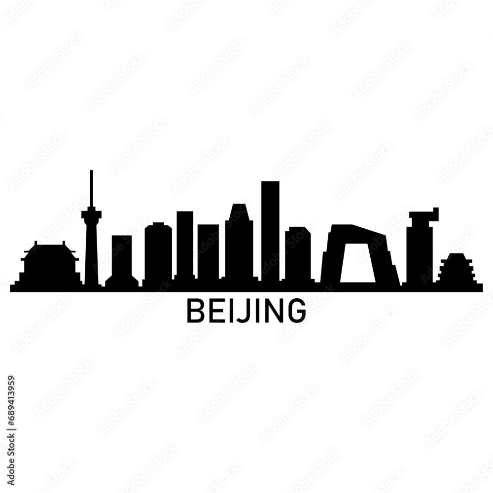 Wall mural beijing skyline