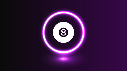 number eight ball