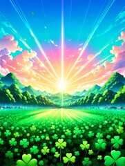 Obraz premium Four Leaf Clover