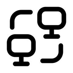 Computer transfer Line UI Icons